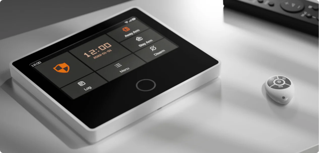 no monthly fee home security system