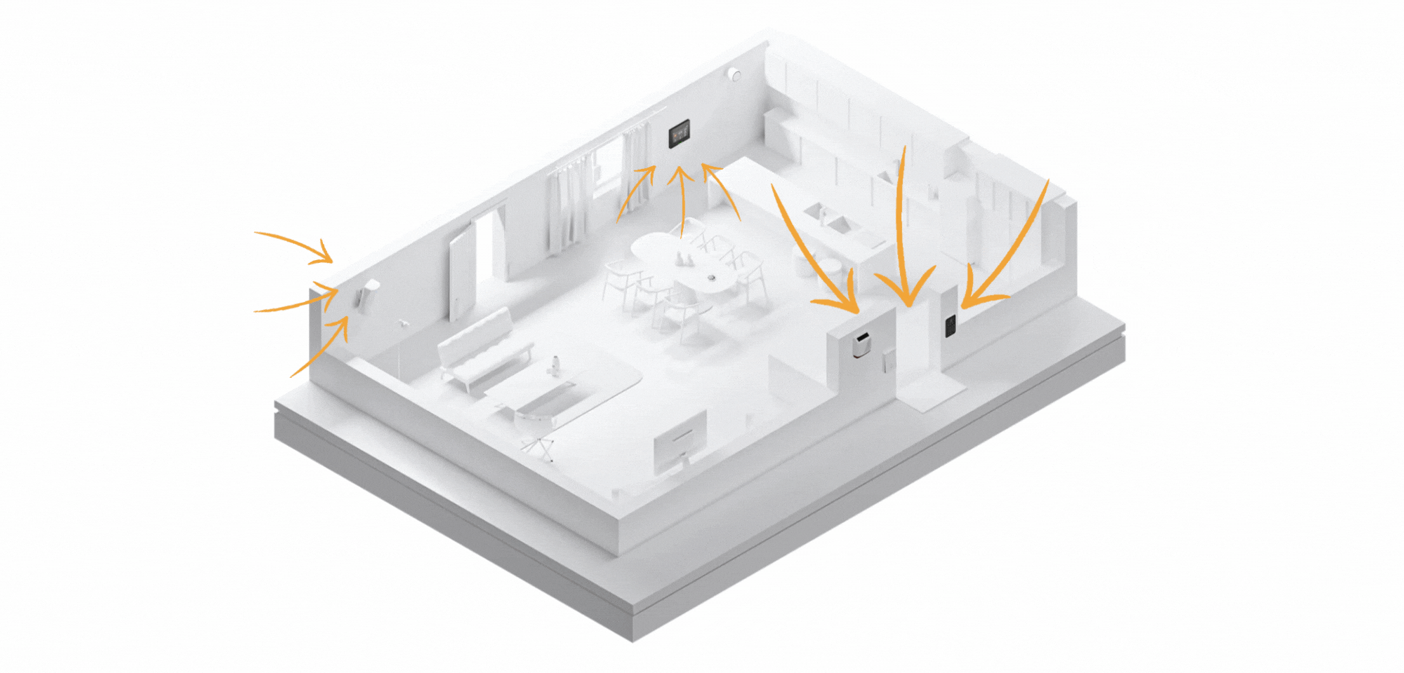 no monthly home security system