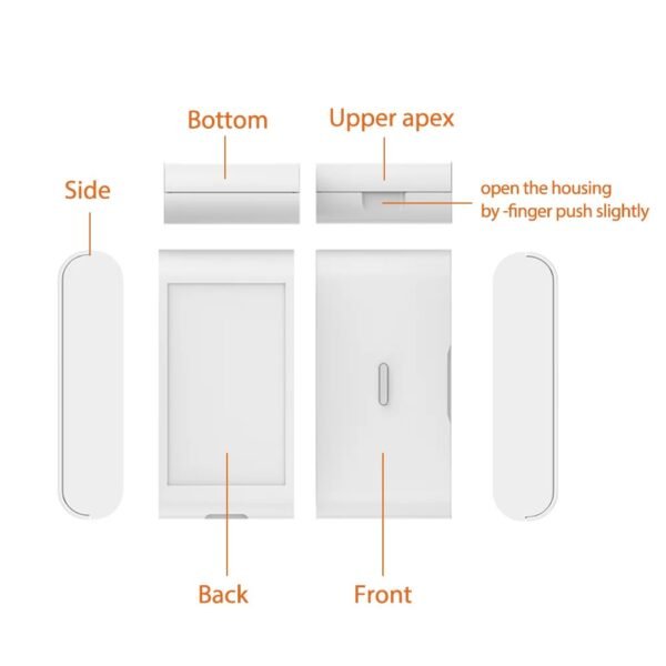 Détecteur de Vibrations sans Fil RF433, Alimenté par Batterie, pour Systèmes d'Alarme - Image 4
